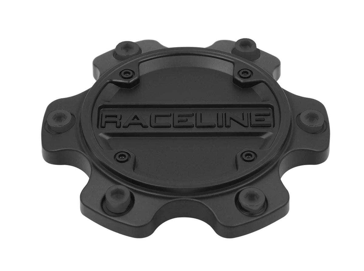 RACELINE 947B SATIN BLACK CAP 6x120