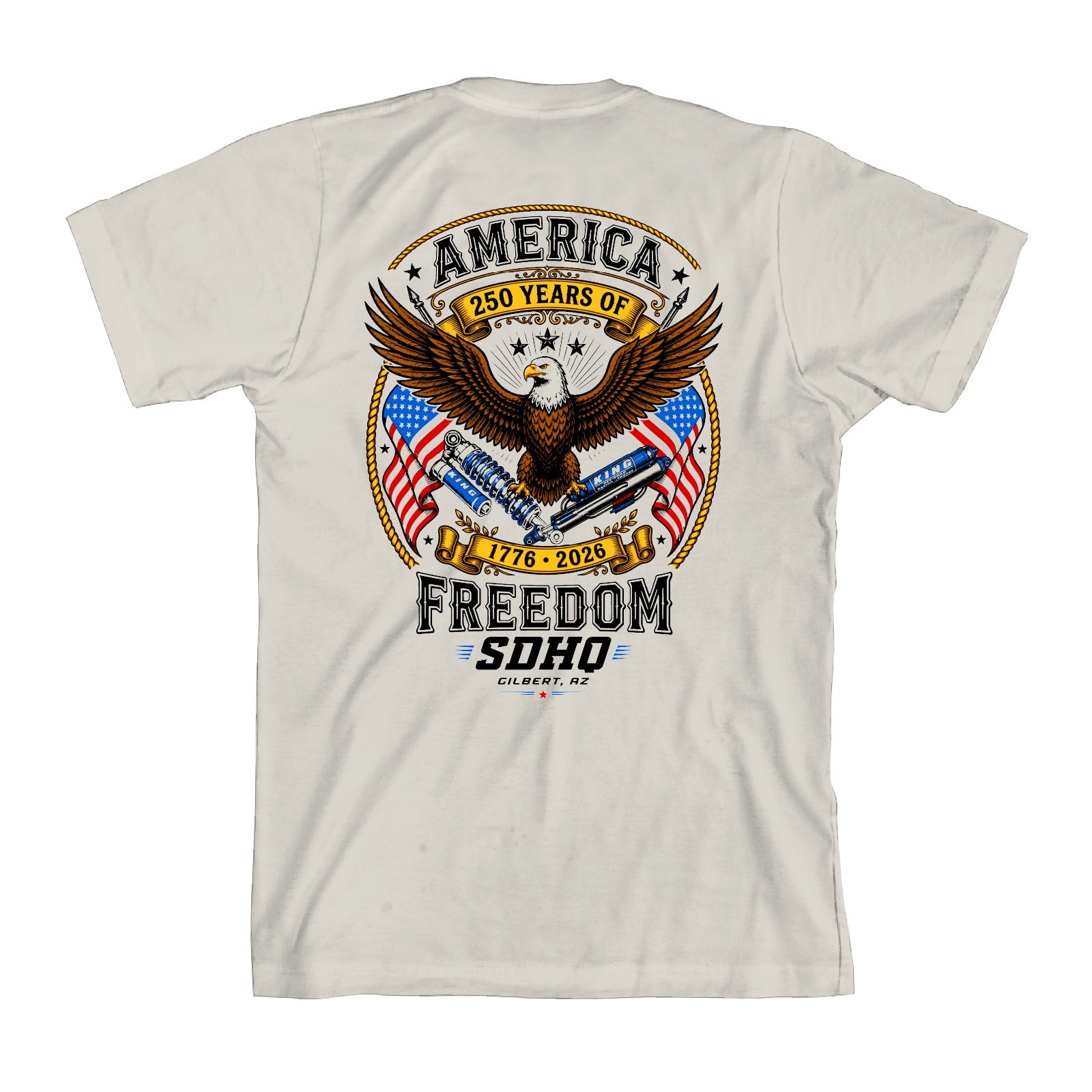 250 Years Of Freedom T-Shirt | Cream
