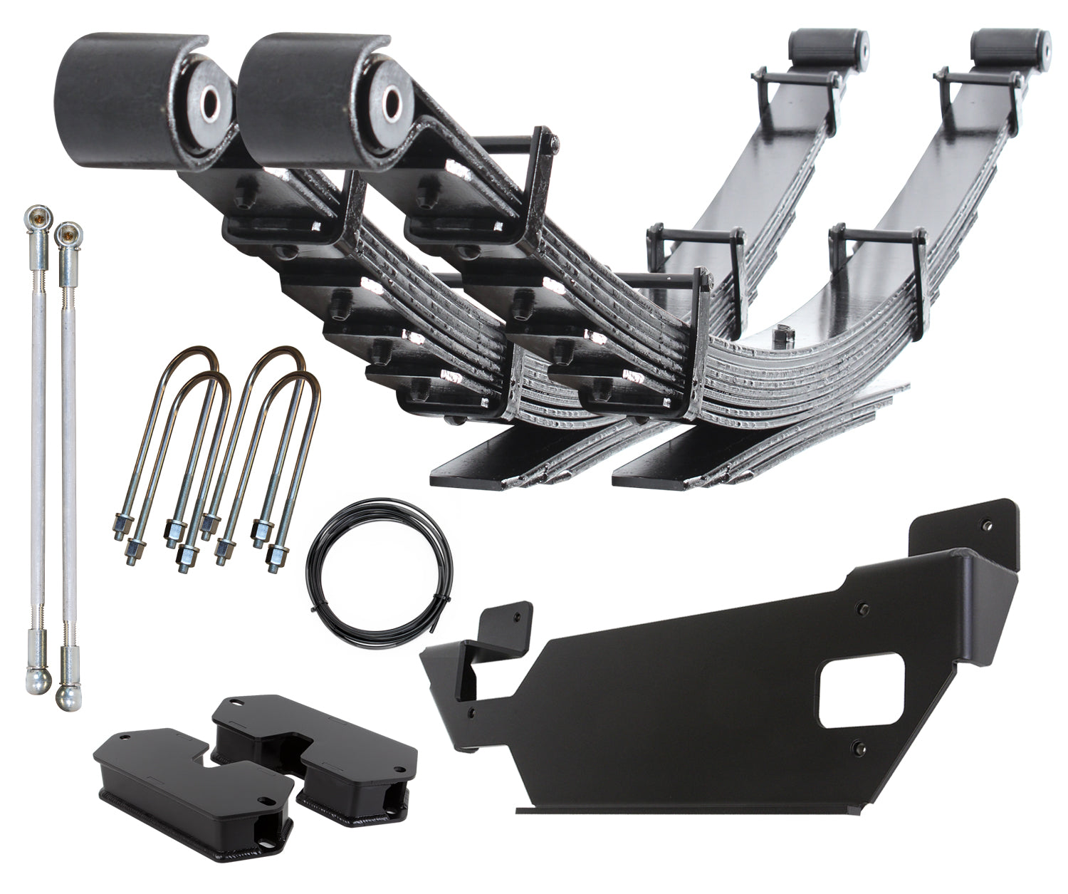 13-18 RAM 3500 4X4 DIESEL ALAS FULL PROGRESSIVE LEAF SPRING KIT – 1″ LIFT