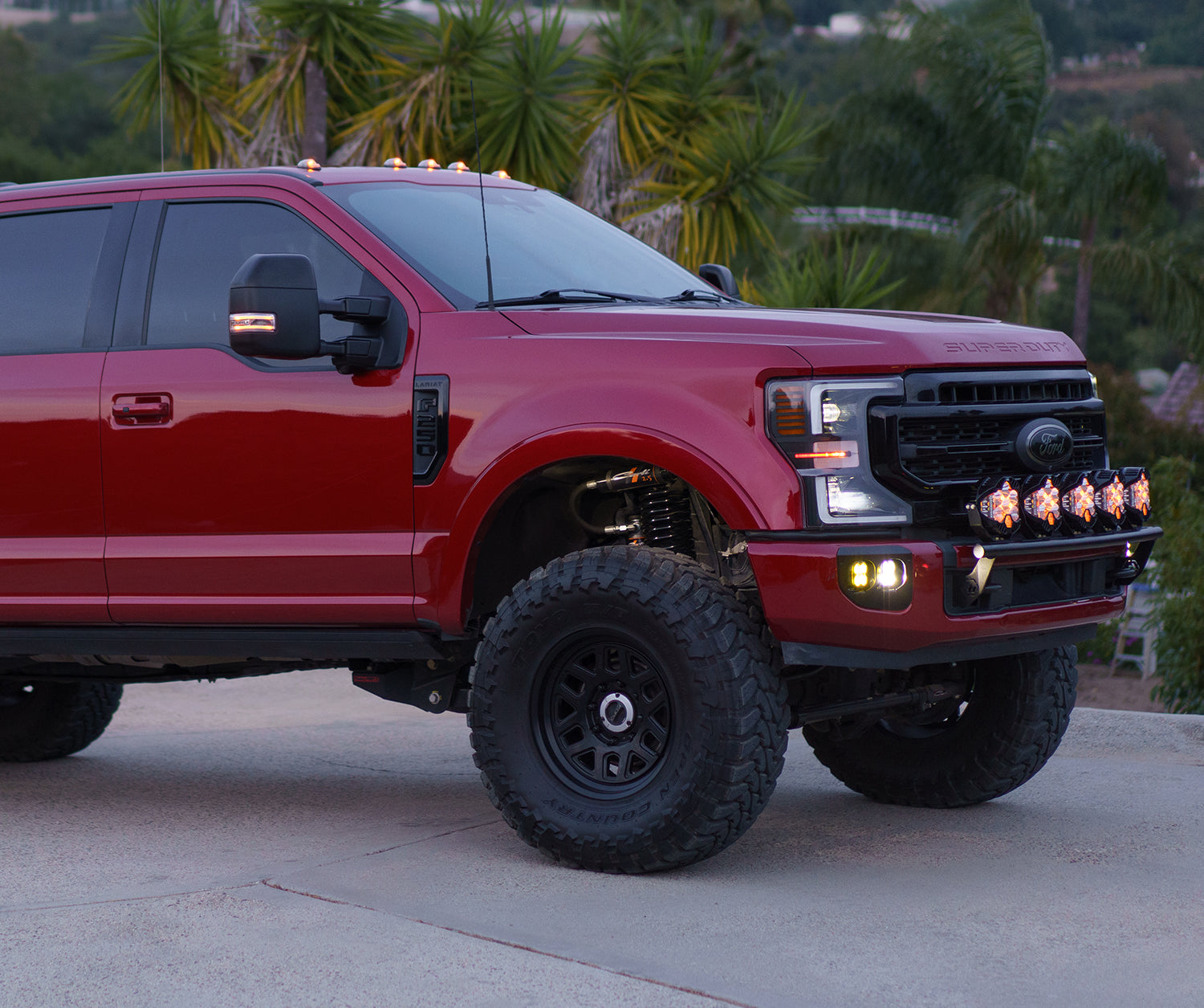 2005+ Ford F250/F350 Diesel 5.5" Lift Pathfinder Shock Package