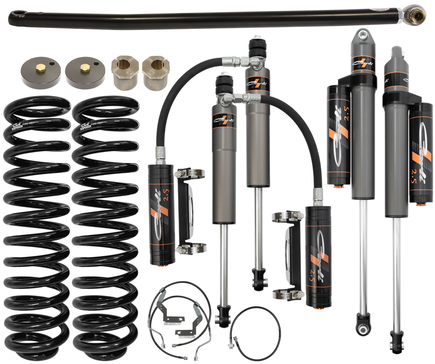 CARLI | 2005-2007 F250/F350 Diesel 2.5" Pathfinder Suspension System