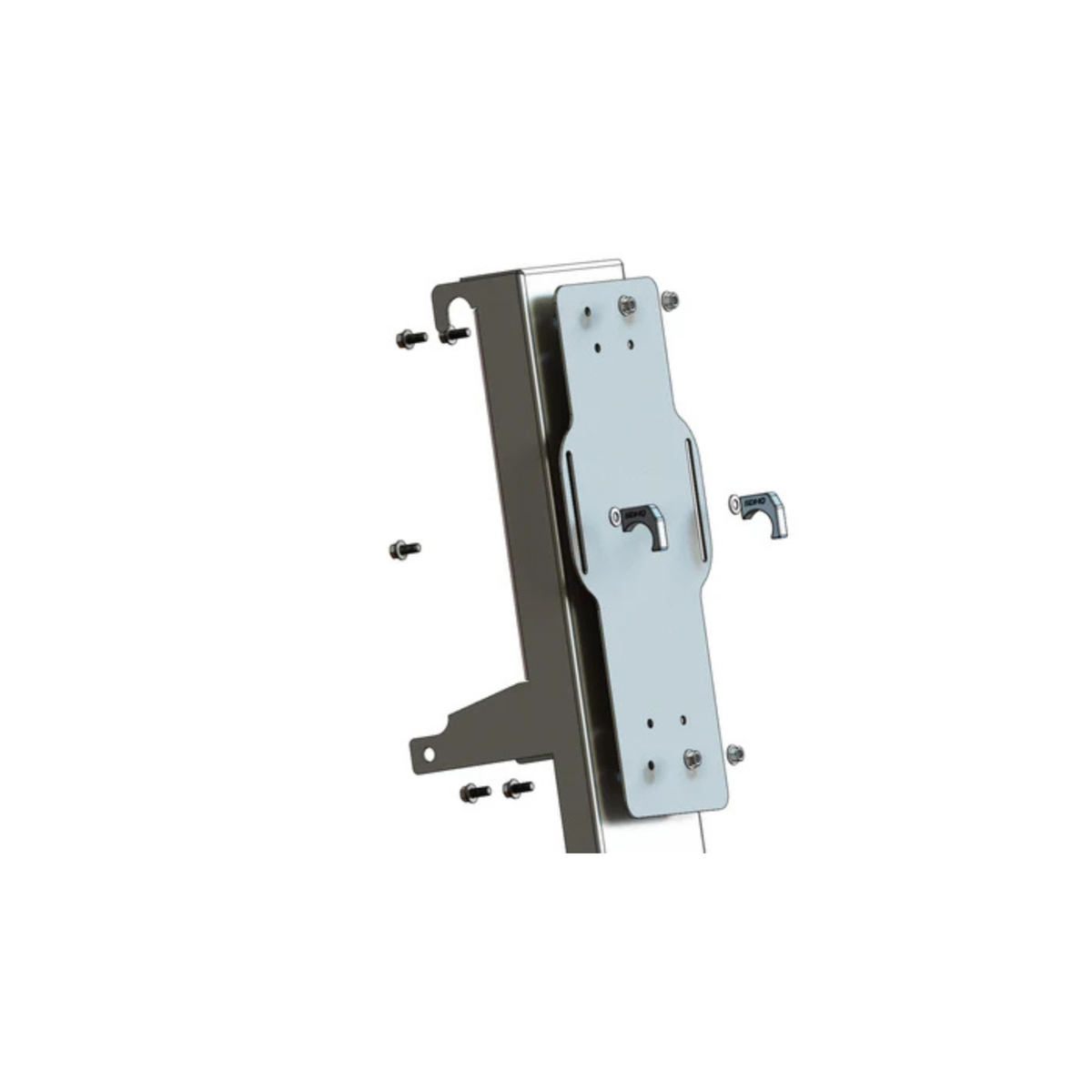 SDHQ Built In-Bed Chase Rack Vertical Pro Eagle Jack Mounting Kit