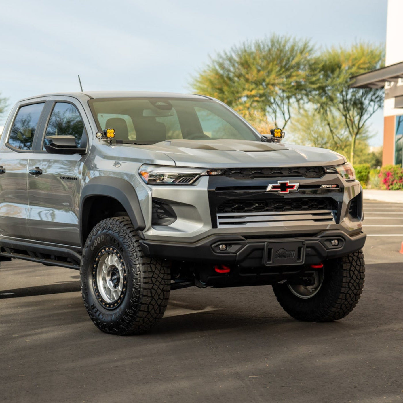 SDHQ Built '23-25 Colorado A-Pillar Light Mounts installed 