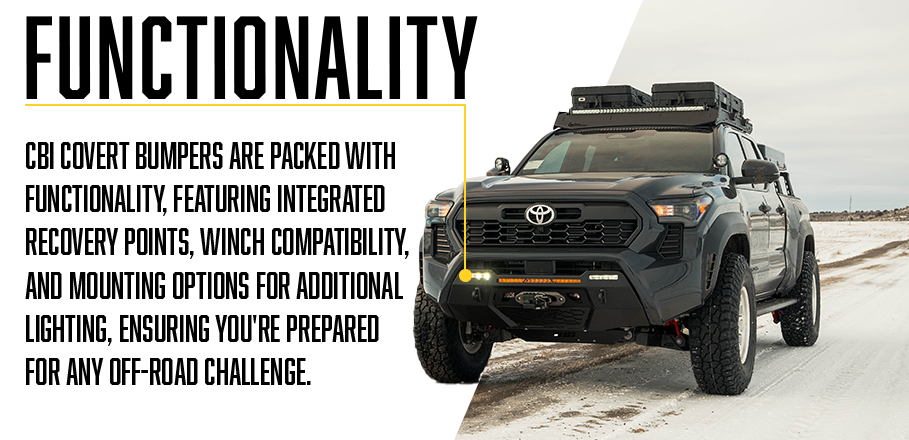 '24+ Toyota Tacoma Covert Front Bumper
