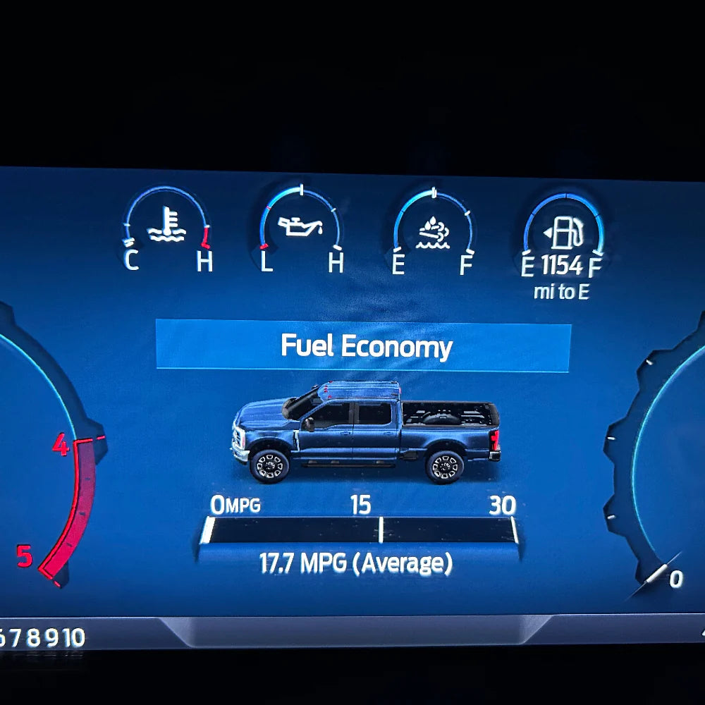 2023+ Ford Super Duty Distance to Empty Recalibration Module