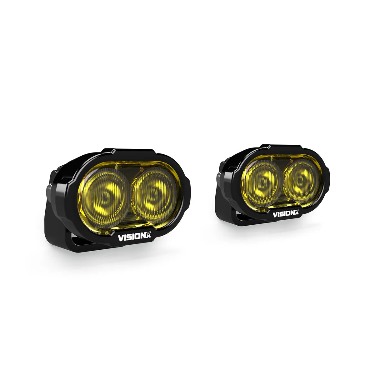 DURA PRO 2 Dual-Action Combo Driving Lights Front View Amber