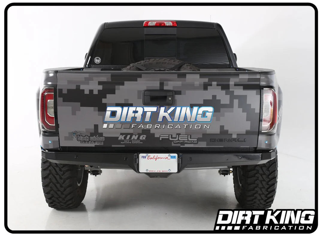 07-18 GM 1500 Plate Rear Bumper