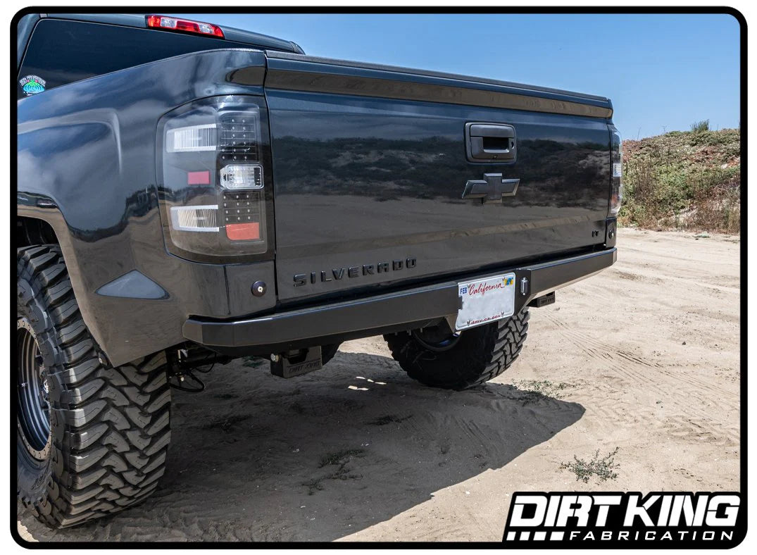 07-18 GM 1500 Plate Rear Bumper
