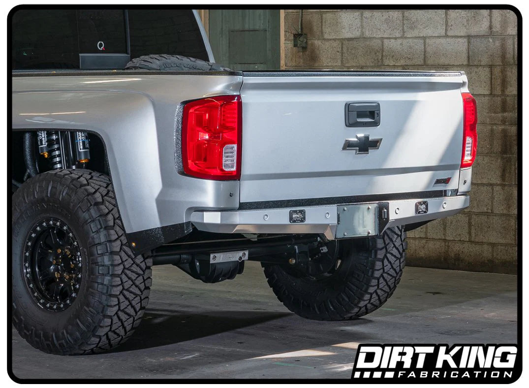 07-18 GM 1500 Plate Rear Bumper