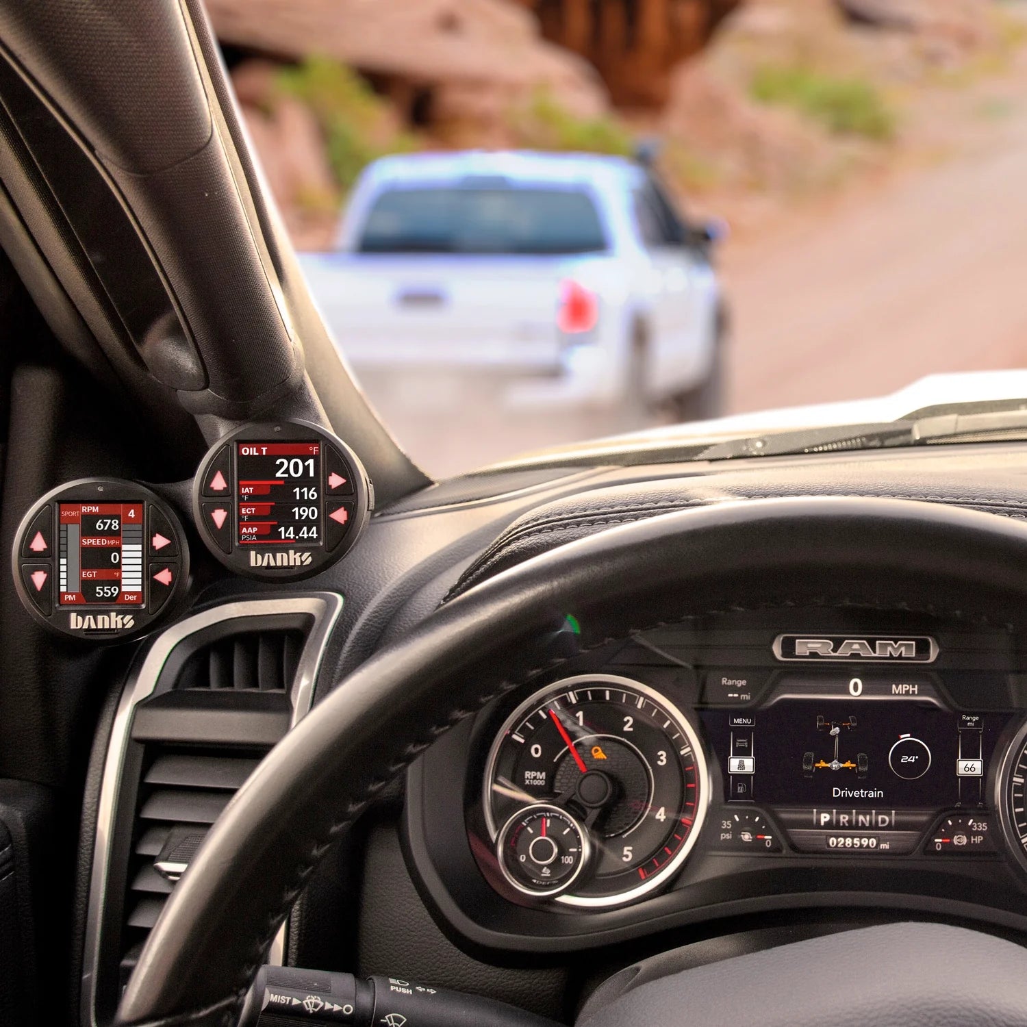 2019-2024 RAM 2500/3500 iDash Stealth Pod Mounts