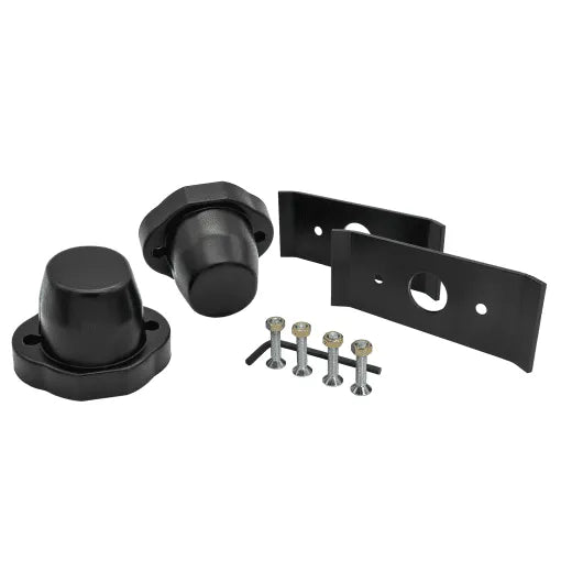 '05-24 Nissan Frontier Rear Bump Stops - Stock Height Display of Included Parts 