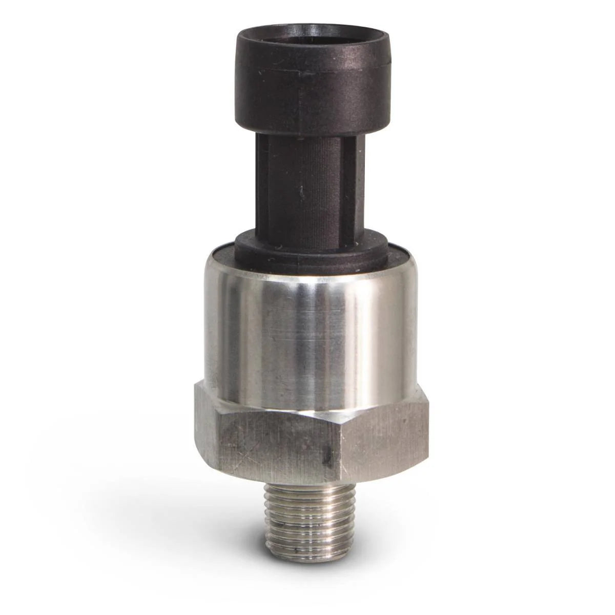 PSIA Pressure Sensors 0-15 PSIA to 0-232 PSIA Sensors, 1/8 NPT, Stainless Steel, 3 PIN Front View