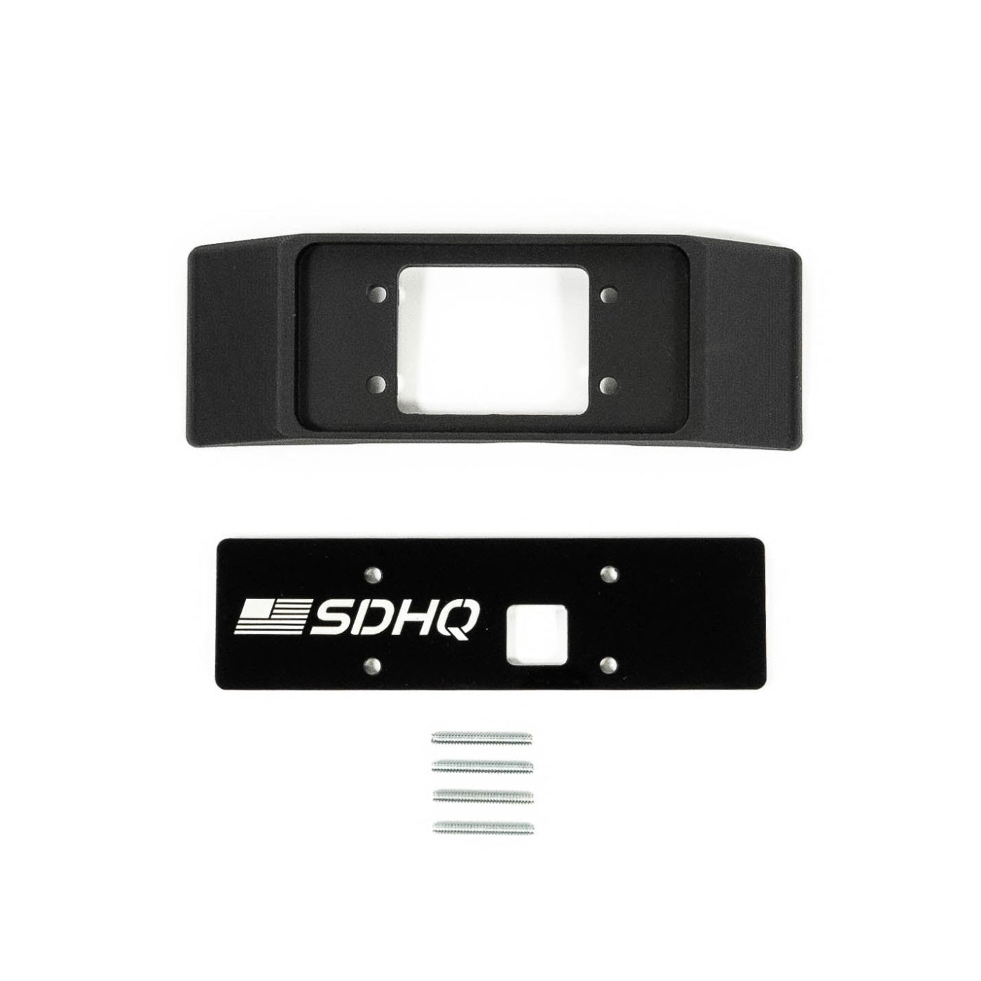 '15-20 Ford F150 SDHQ Built Switch-Pros SP-9100 Keypad Mount display of included parts and hardware 