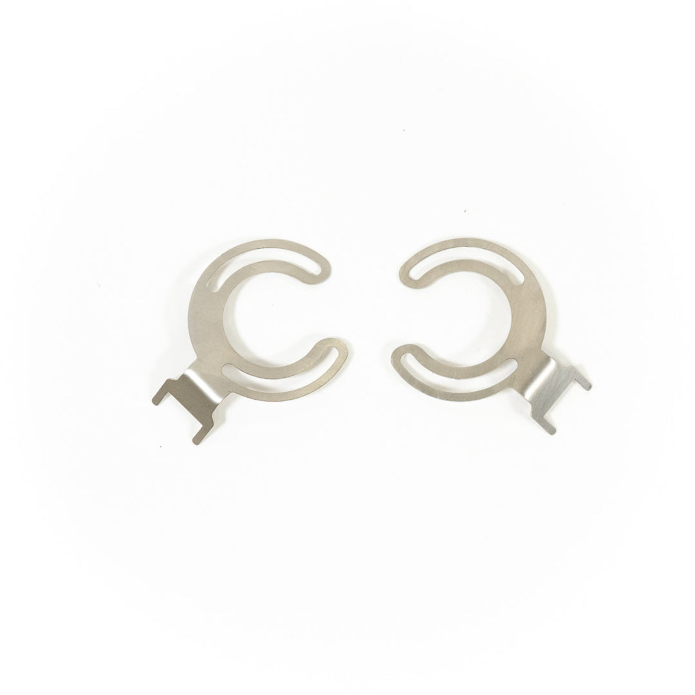 SDHQ Built '23-25 F250/F350 Headlight Level Sensor Lockout Brackets display of included parts 