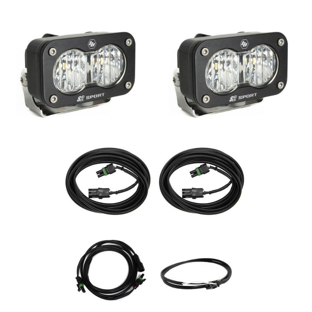 23-24 Ford F250/F350 S2 Sport Reverse Light Kit Display of Included Parts 