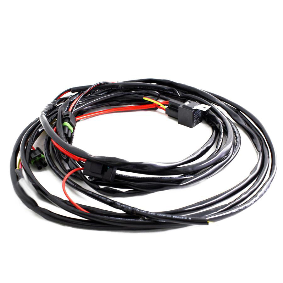 Squadron/S2/S1 2-Pin Hi-Beam 2-Light Max (150 Watts) Wiring Harness - Universal