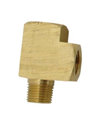 1/8" MPT x 1/8" FPT x 1/8" FPT Brass Street Tee