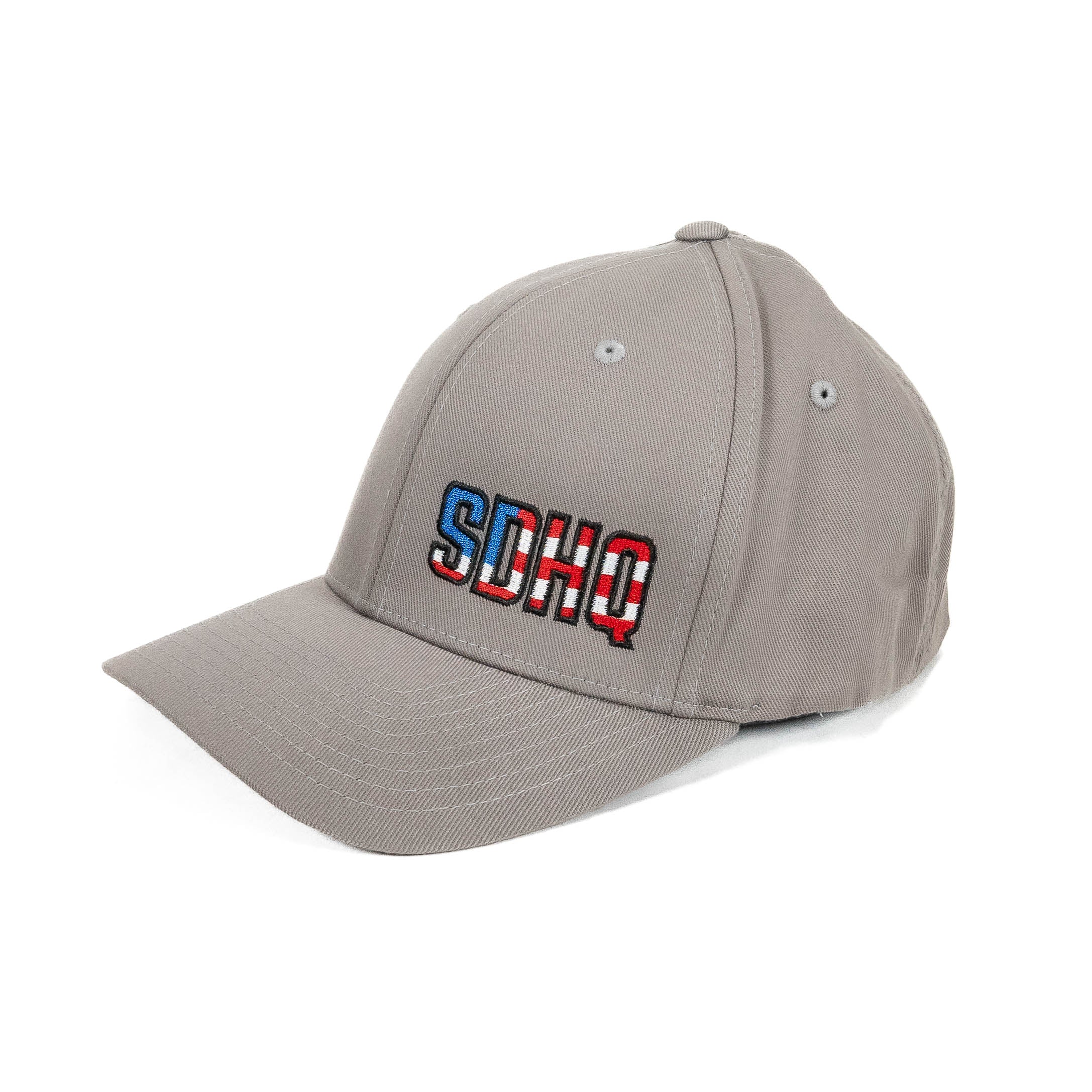 SDHQ USA Gray Flex Fit Hat