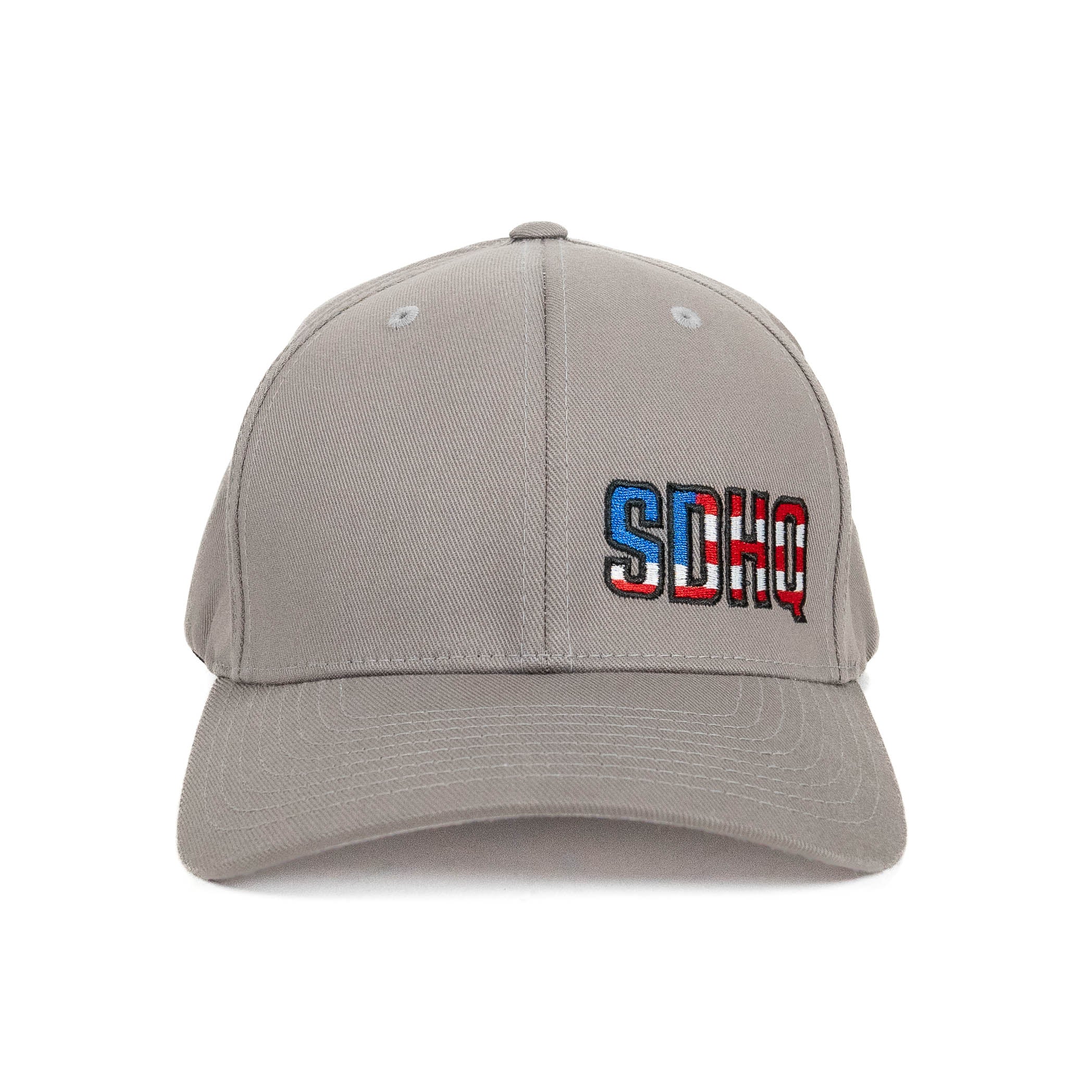 SDHQ USA Gray Flex Fit Hat