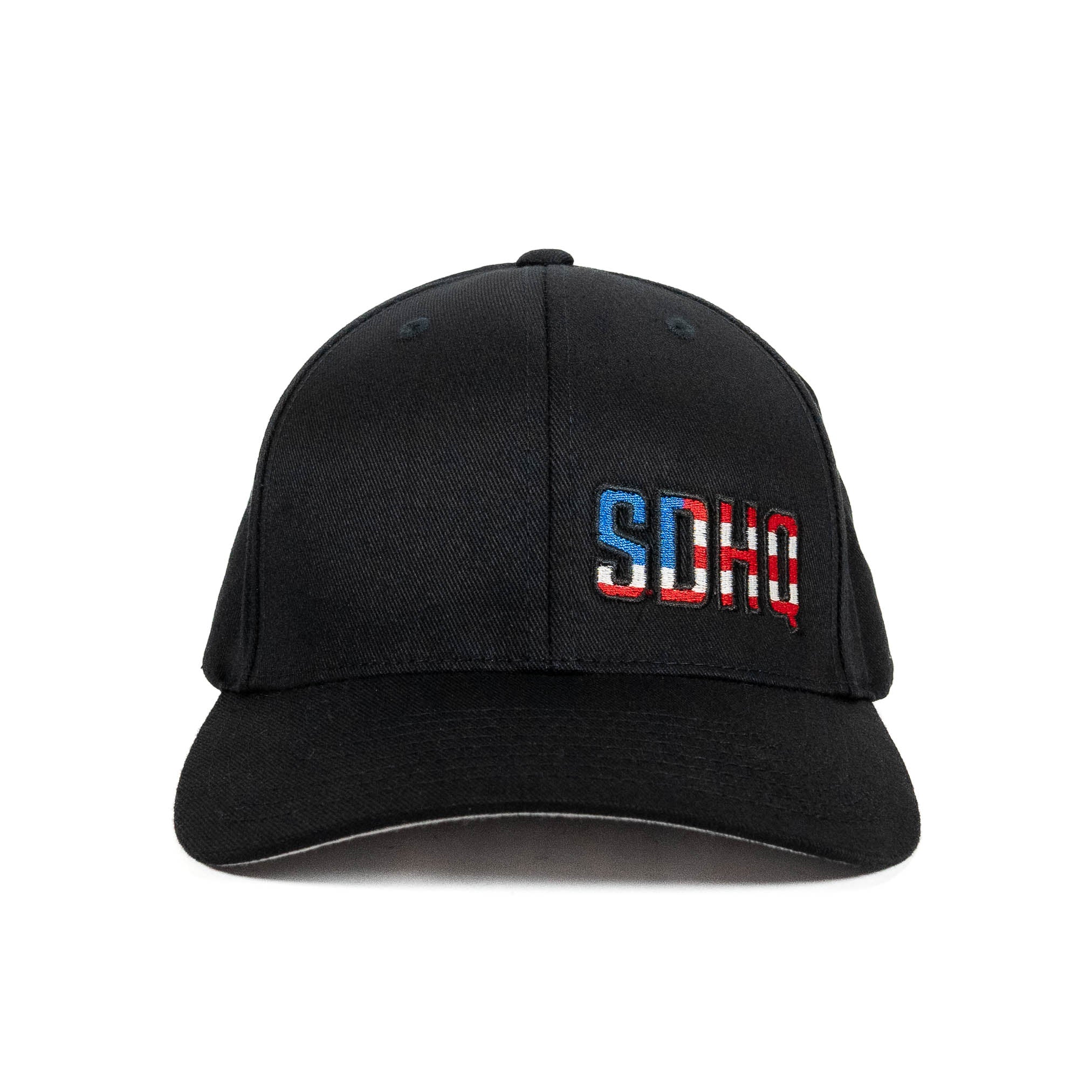 SDHQ USA Black Flex Fit Hat
