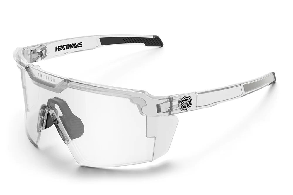Future Tech Clear Frame Sunglasses - Clear Lens