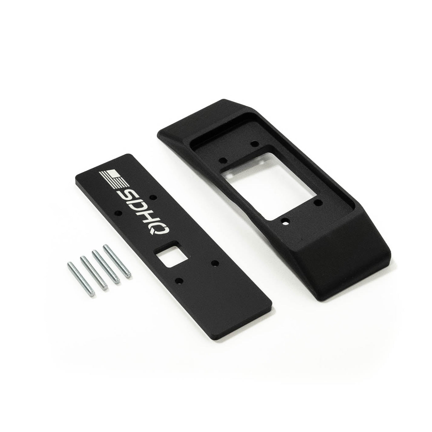 '15-20 Ford F150 SDHQ Built Switch-Pros SP-9100 Keypad Mount display of included parts and hardware 