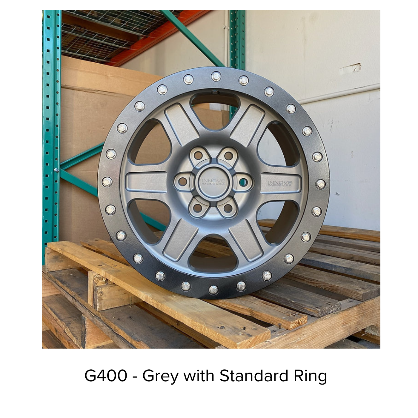 G400 Simulated Beadlock Wheel 17x8.5" 5 & 6 Lug - Standard Ring