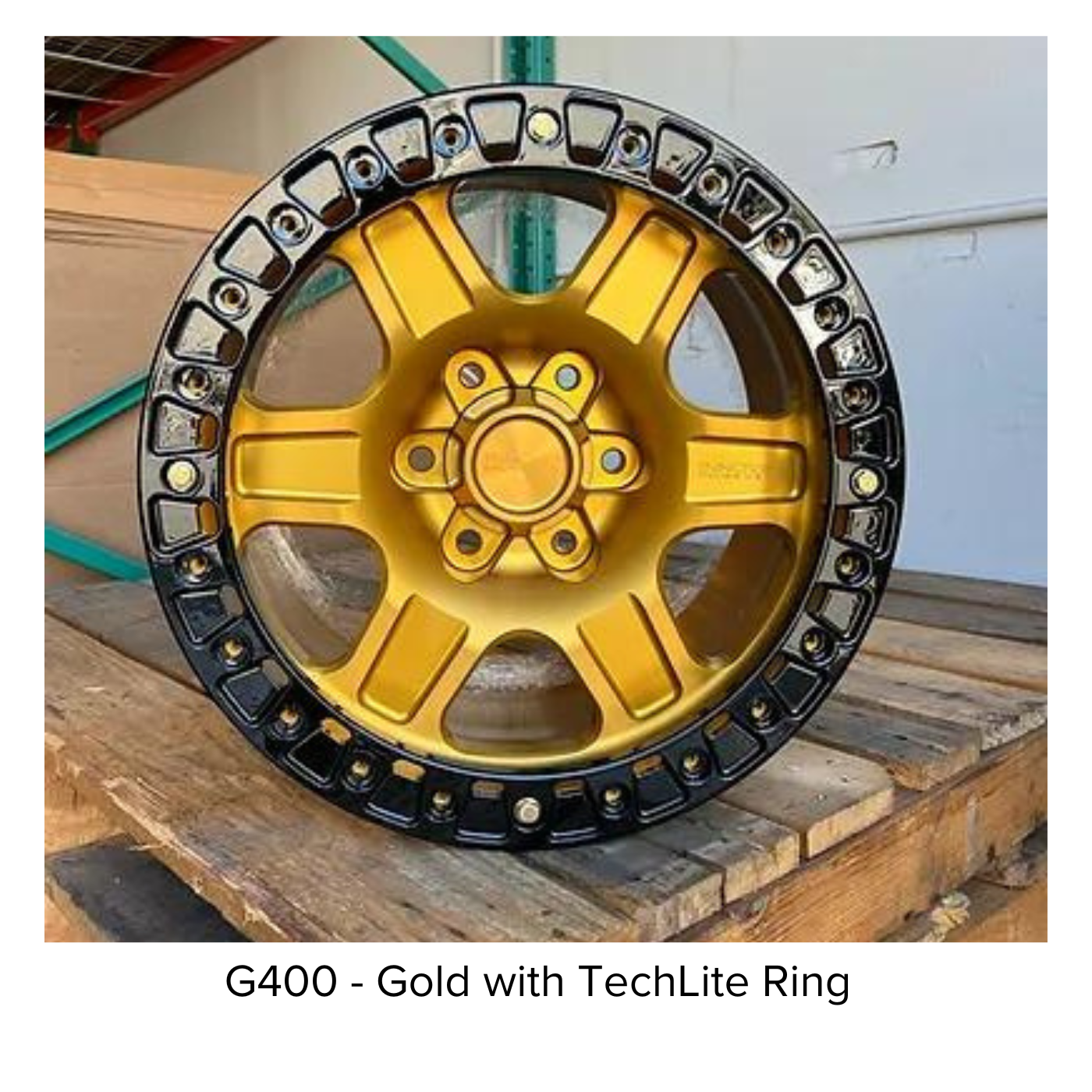 G400 Simulated Beadlock Wheel 17x8.5" 5 & 6 Lug - TechLite Ring