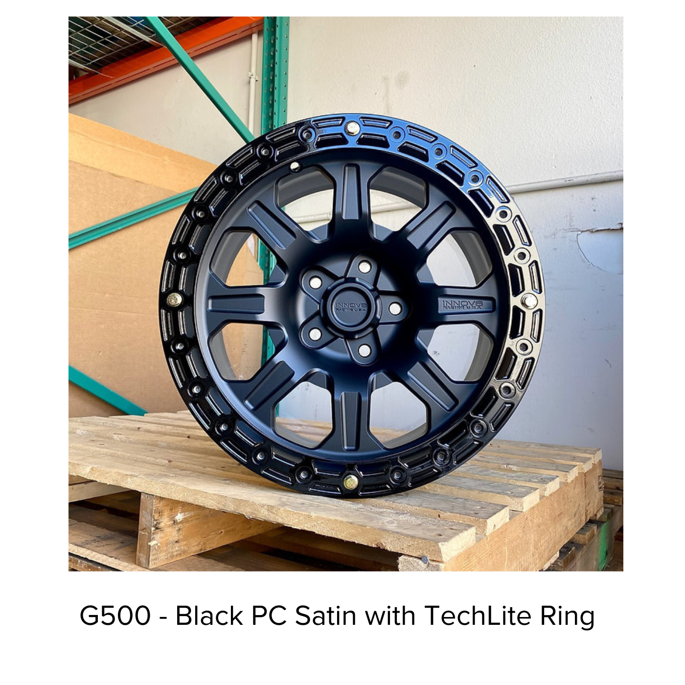 G500 Simulated Beadlock Wheel 17x8.5" 8 Lug - TechLite Ring