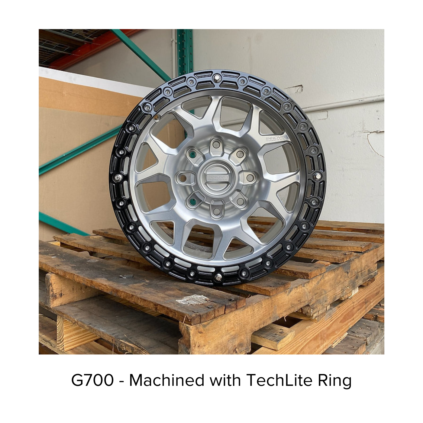 G700 Simulated Beadlock Wheel 20x10.0" 8 Lug - TechLite Ring display