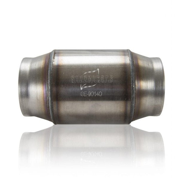 2-1/2" Kooks GREENCATS Catalytic Converter 7" Long Certified to EPA Standards Front View