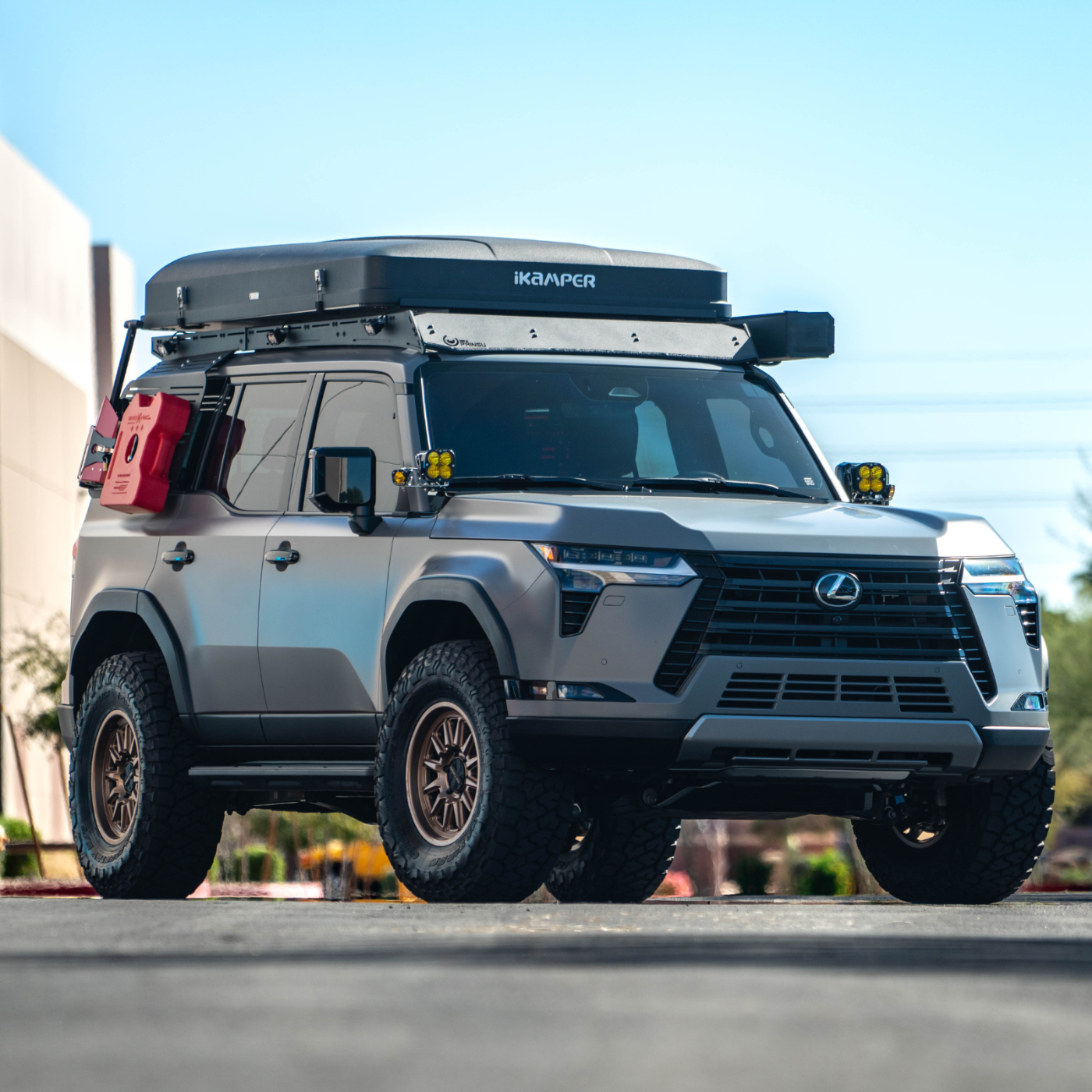 SDHQ Built '24-25 GX550 A-Pillar Light Mounts installed 