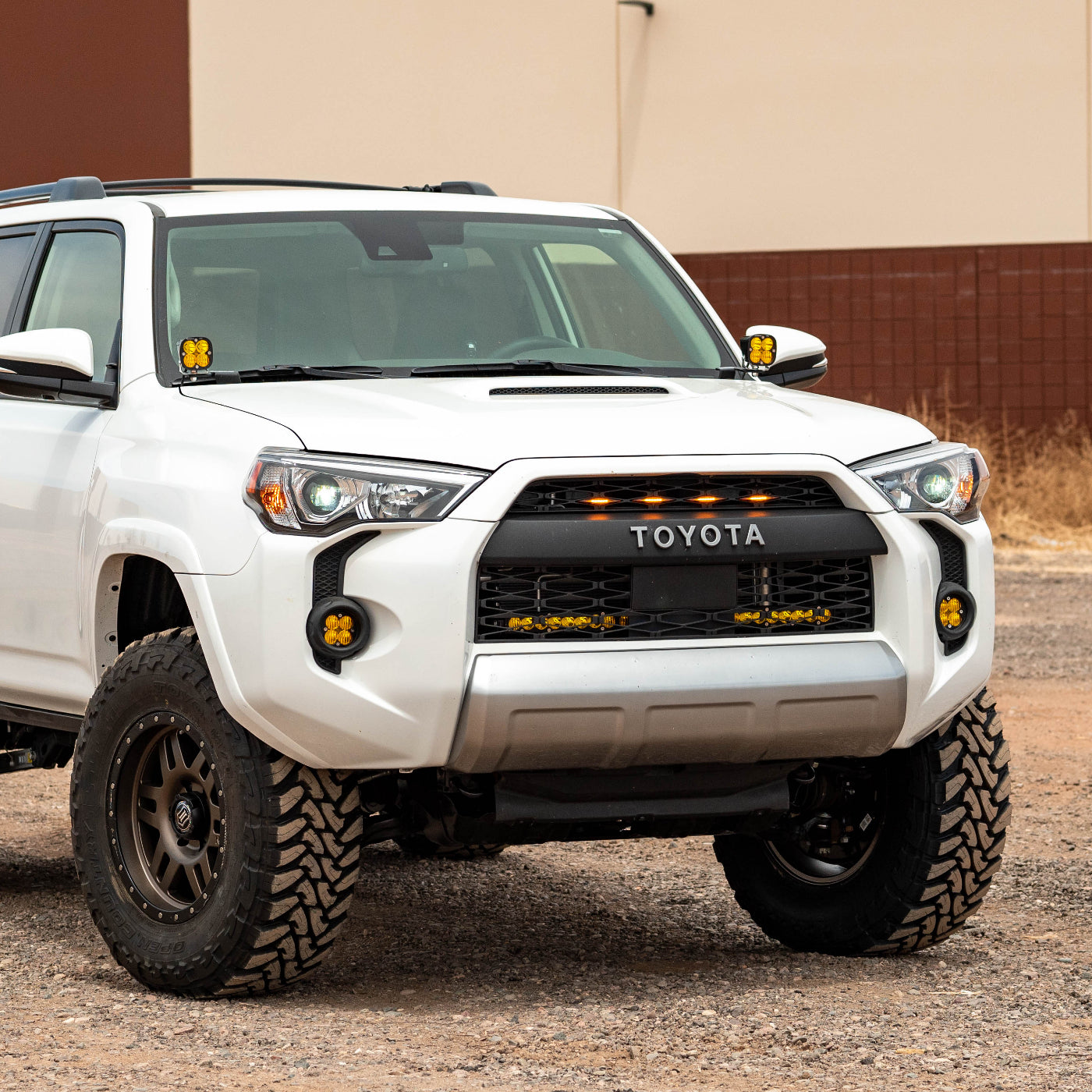 '14-19 Toyota 4Runner SDHQ Built 30" Behind The Grille Light Mount