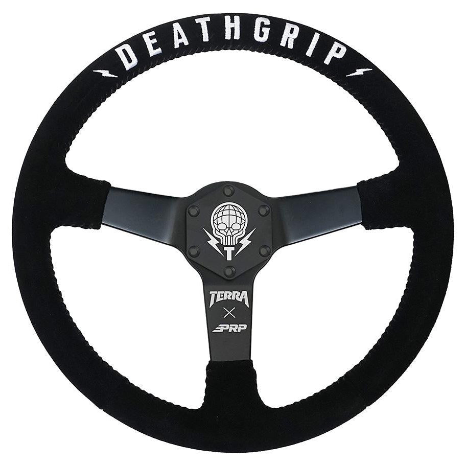 PRP Steering Wheel Center Cap (Terra Crew Death Grip) Front View