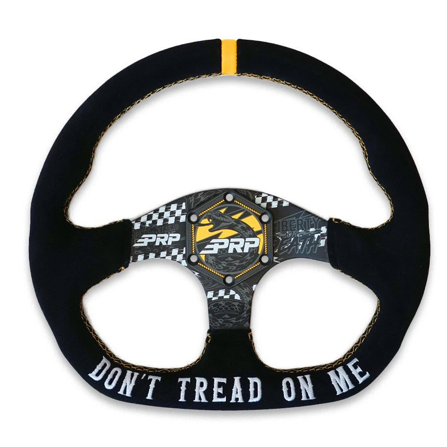 PRP Steering Wheel Center Cap (Snake & PRP) Front View