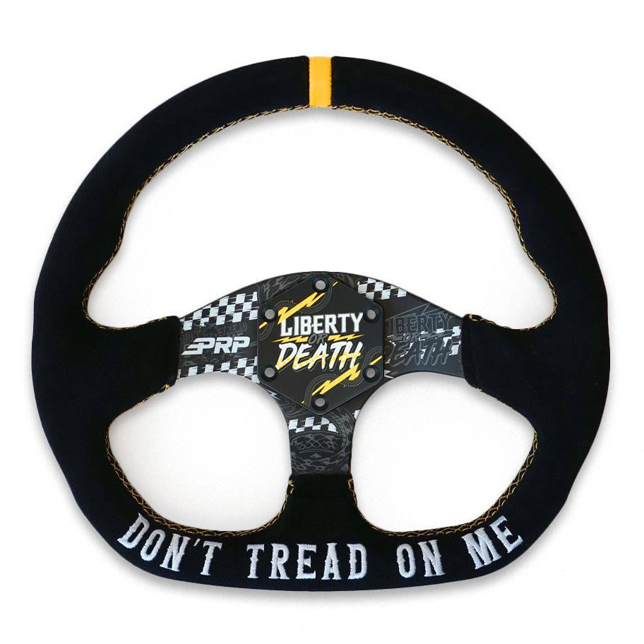 PRP Steering Wheel Center Cap (Liberty or Death) Front View