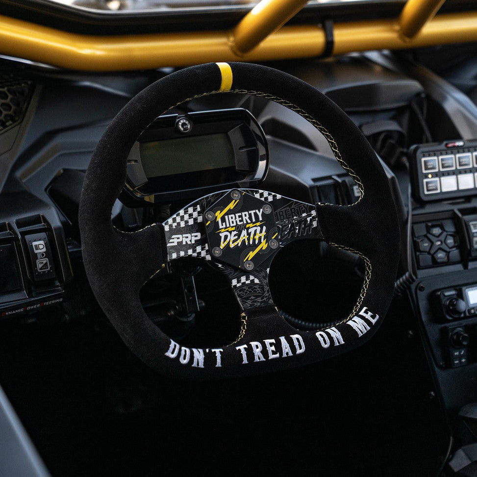 PRP Steering Wheel Center Cap (Liberty or Death) Front View