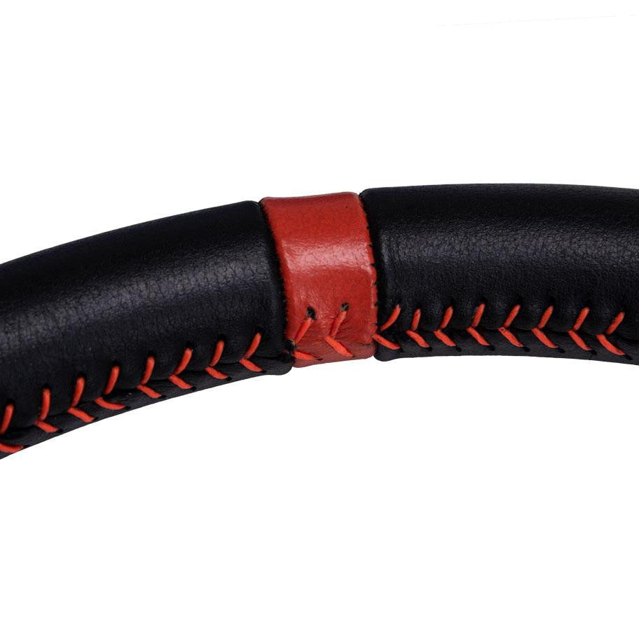 PRP Deep Dish Leather Steering Wheel Front View