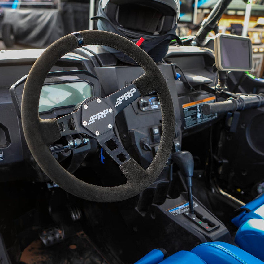 PRP Deep Dish Suede Steering Wheel