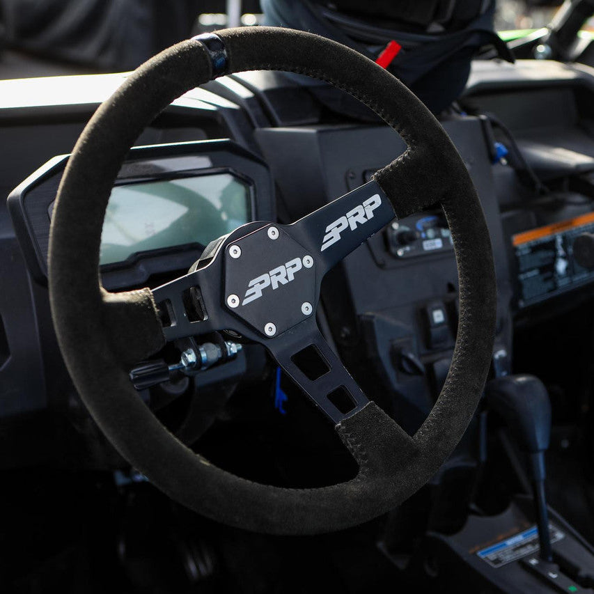 PRP Deep Dish Suede Steering Wheel