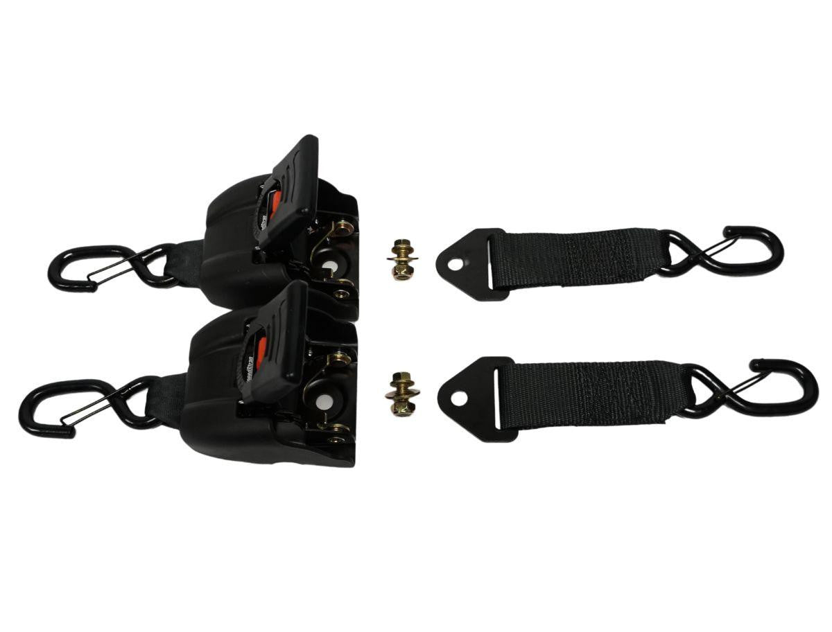 2” x 10” S-Hook Adapters for Retractable Tie-Down Straps (2 Pack)