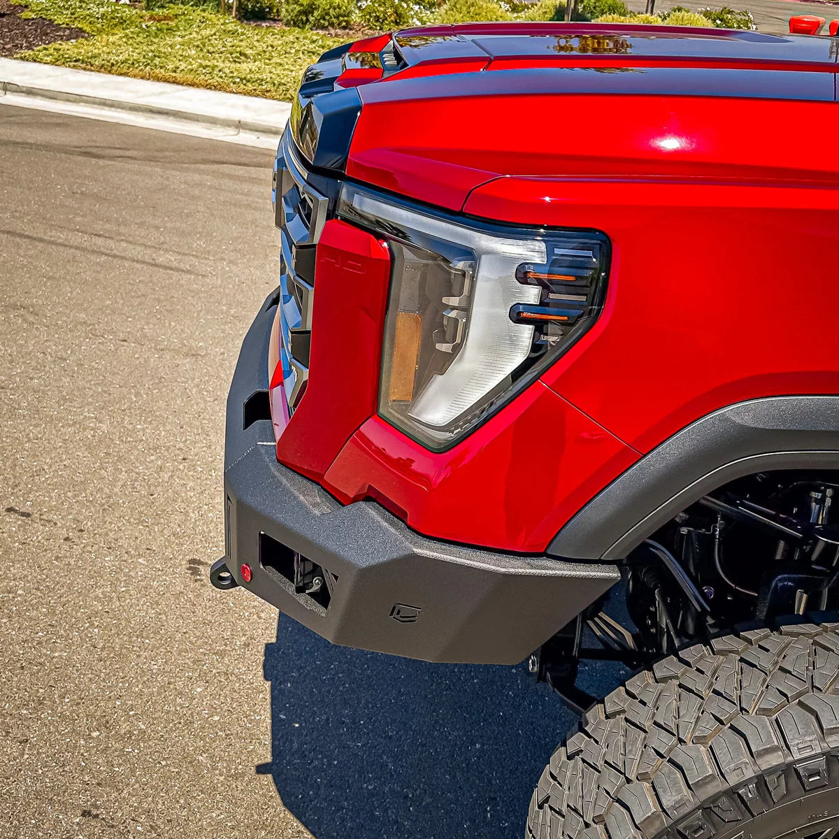 2024+ GMC SIERRA 2500/3500 OCTANE SERIES FRONT WINCH BUMPER Front View