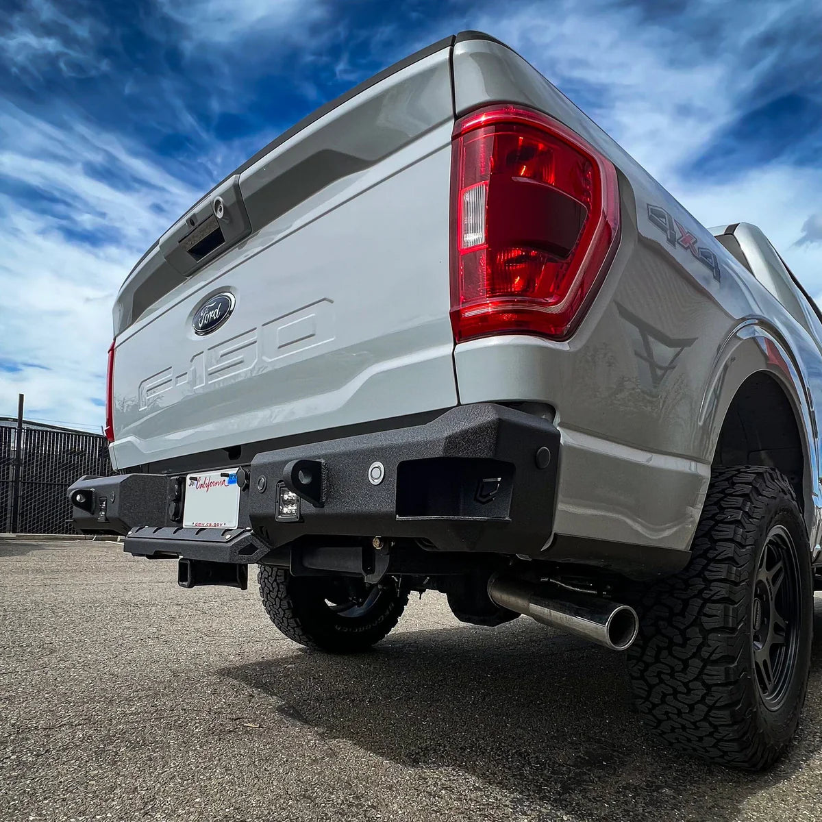 2021-2023 FORD F150 OCTANE REAR BUMPER Front View