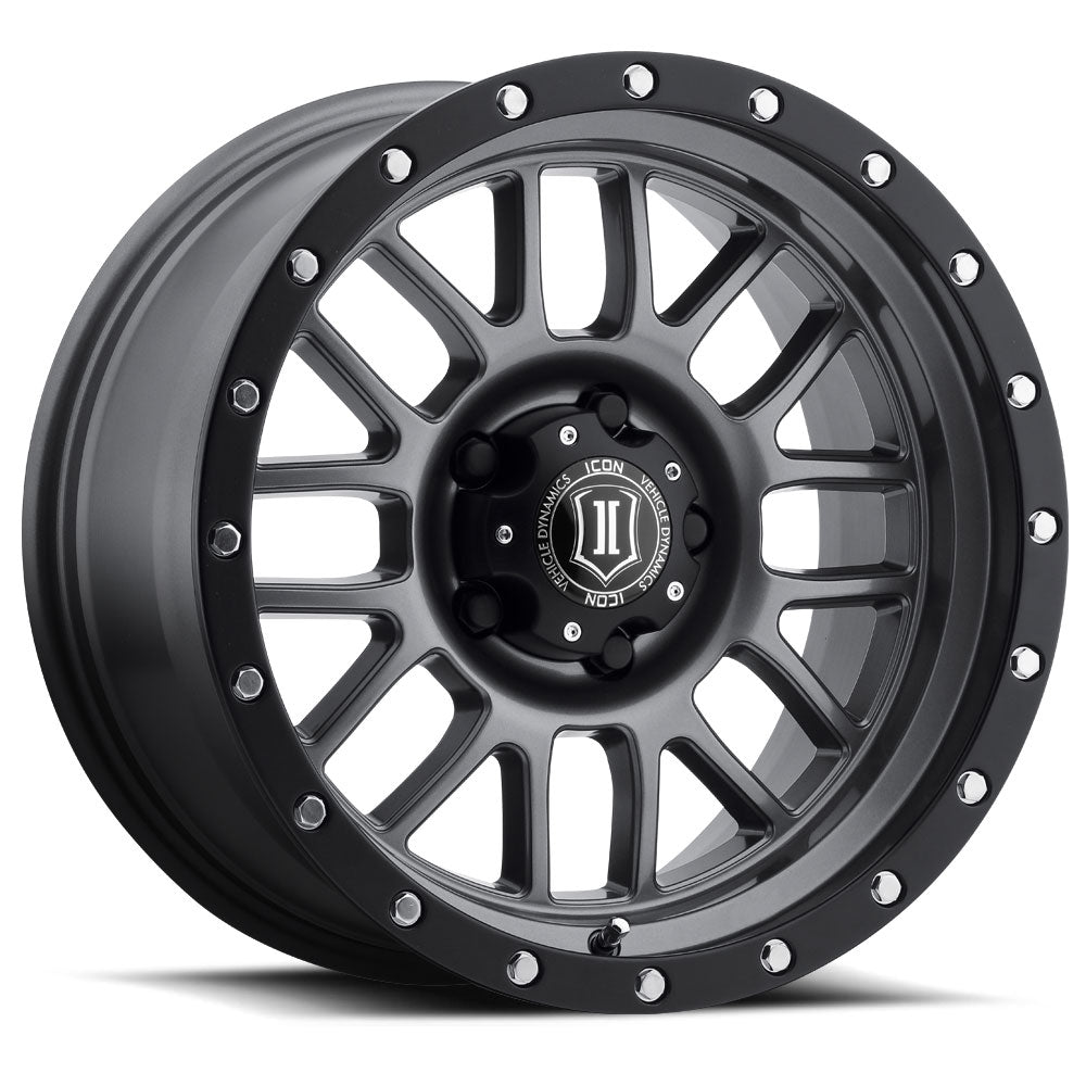 ICON ALLOYS | Alpha / Gunmetal with Black Ring