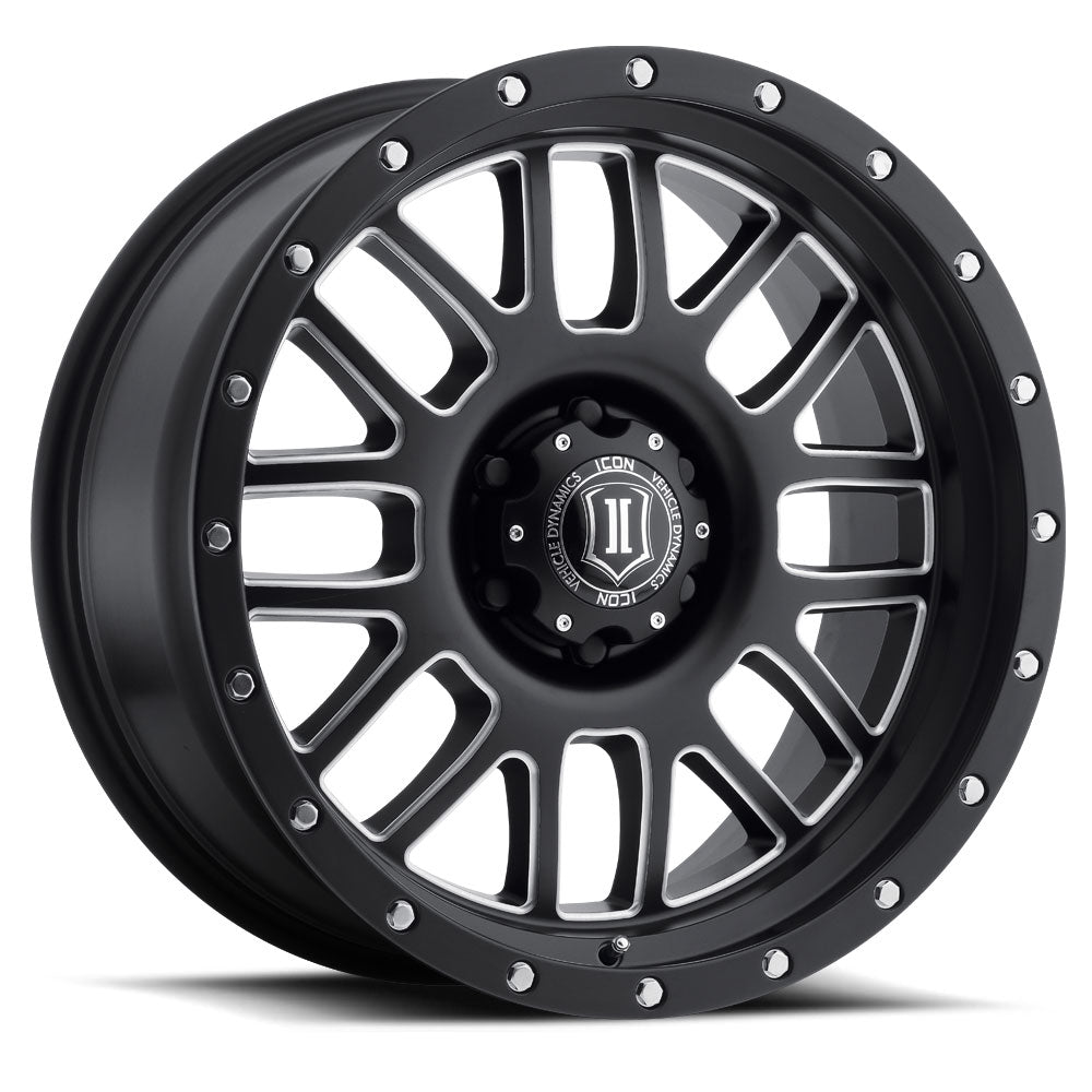 ICON ALLOYS | Alpha / Black with Machined Windows and Black Ring