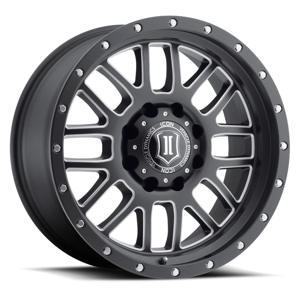 ICON ALLOYS | Alpha / Black with Machined Windows and Black Ring