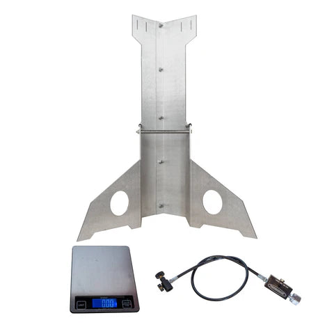 Inverted Transfill Tank Stand for CO2 transfer