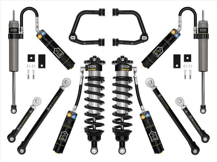ICON 2022-2025 Toyota Tundra, 2-3.25" Lift, Stage 1, 3.0 Suspension System, Tubular, CDXS