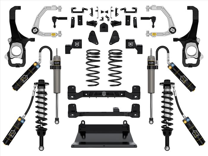 ICON 2022-2024 Toyota Tundra, 6" Lift, Stage 6 Suspension System, Billet, CDXS