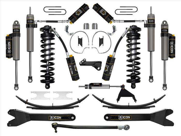 ICON 2023-2025 Ford F-250/F-350 Super Duty 4WD, 4-5.5" Lift, Stage 7 Coilover Conversion System w/ Radius Arms & Expansion Packs